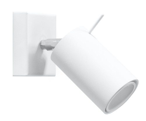 Kinkiet RING biały GU10 1x40W IP20 SL.0087 SOLLUX