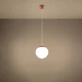 Lampa wisząca UGO 20 ochra czerwona SL.2219 SOLLUX