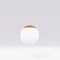 Lampa wisząca UGO 20 ochra czerwona SL.2219 SOLLUX