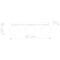 Plafon YOLI 3 ultramaryna SL.2258 SOLLUX