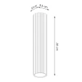 Plafon KARBON 30 burgund SL.2298 SOLLUX