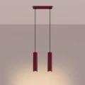 Lampa wisząca KARBON 2 burgund SL.2301 SOLLUX