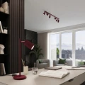 Lampa wisząca KARBON 2 burgund SL.2301 SOLLUX