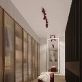 Plafon KARBON 4 burgund SL.2304 SOLLUX