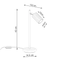 Lampa biurkowa KARBON burgund SL.2305 SOLLUX