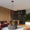Lampa biurkowa KARBON burgund SL.2305 SOLLUX
