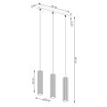 Lampa wisząca KARBON 3L ultramaryna SL.2313 SOLLUX