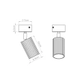 Plafon KARBON 1 ultramaryna SL.2320 SOLLUX