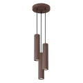 Lampa wisząca KARBON 3P brązowa SL.2342 SOLLUX