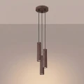 Lampa wisząca KARBON 3P brązowa SL.2342 SOLLUX