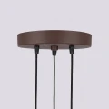 Lampa wisząca KARBON 3P brązowa SL.2342 SOLLUX
