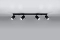 Lampa sufitowa RING 4L czarny GU10 4x40W IP20 SL.0332 SOLLUX