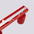 Plafon KARBON 3L czerwony SL.2366 SOLLUX