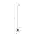 Lampa wisząca HALO 1 różowa SL.2387 SOLLUX