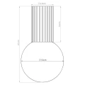 Plafon HALO szałwiowy IP44 SL.2389 SOLLUX