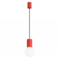 Lampa wisząca HALO 1 czerwona SL.2396 SOLLUX