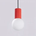 Lampa wisząca HALO 1 czerwona SL.2396 SOLLUX
