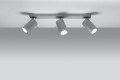 Lampa sufitowa RING 3 szary GU10 3x40W IP20 SL.0451 SOLLUX