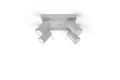 Lampa sufitowa RING 4 szary GU10 4x40W IP20 SL.0452 SOLLUX