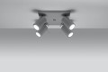 Lampa sufitowa RING 4 szary GU10 4x40W IP20 SL.0452 SOLLUX