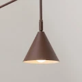 Kinkiet NOX 1 brązowy z włącznikiem SL.2504 SOLLUX