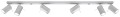 Lampa sufitowa RING 6L szary GU10 6x40W IP20 SL.0454 SOLLUX