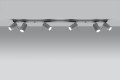 Lampa sufitowa RING 6L szary GU10 6x40W IP20 SL.0454 SOLLUX