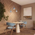 Kinkiet NOX 2 błękitny z włącznikiem SL.2520 SOLLUX
