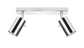 Lampa sufitowa RING 2 chrom GU10 2x40W IP20 SL.0728 SOLLUX