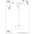 Lampa wisząca NOX 40 ultramaryna SL.2544 SOLLUX