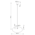 Lampa wisząca NOX 40 brązowa SL.2549 SOLLUX