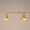 Żyrandol NOX 4L złota SL.2553 SOLLUX
