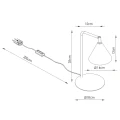 Lampa biurkowa NOX żółta SL.2577 SOLLUX