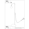 Lampa podłogowa NOX błękitna SL.2595 SOLLUX