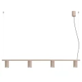 Żyrandol KARBON 4 taupe SL.2718 SOLLUX