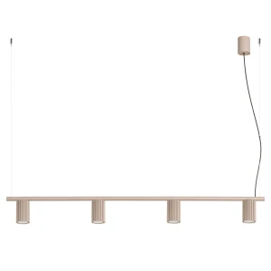 Żyrandol KARBON 4 taupe SL.2718 SOLLUX