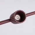 Żyrandol KARBON 4 burgund SL.2719 SOLLUX