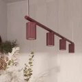Żyrandol KARBON 4 burgund SL.2719 SOLLUX