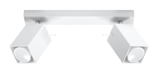 Lampa sufitowa MERIDA 2 biały GU10 2x40W IP20 SL.0096 SOLLUX