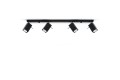 Lampa sufitowa MERIDA 4L czarny GU10 4x40W IP20 SL.0459 SOLLUX