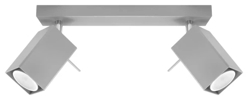Lampa sufitowa MERIDA 2 szary GU10 2x40W IP20 SL.0456 SOLLUX