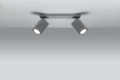 Lampa sufitowa MERIDA 2 szary GU10 2x40W IP20 SL.0456 SOLLUX