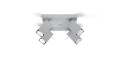 Lampa sufitowa MERIDA 4 szary GU10 4x40W IP20 SL.0458 SOLLUX