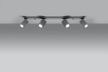 Lampa sufitowa MERIDA 4L szary GU10 4x40W IP20 SL.0461 SOLLUX