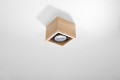 Spot QUATRO 1 naturalne drewno GU10 1x40W IP20 SL.0915 SOLLUX