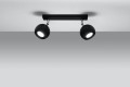 Lampa sufitowa OCULARE 2 czarny GU10 2x40W IP20 SL.0444 SOLLUX