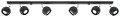 Lampa sufitowa OCULARE 6L czarny GU10 6x40W IP20 SL.0448 SOLLUX