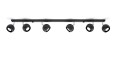 Lampa sufitowa OCULARE 6L czarny GU10 6x40W IP20 SL.0448 SOLLUX