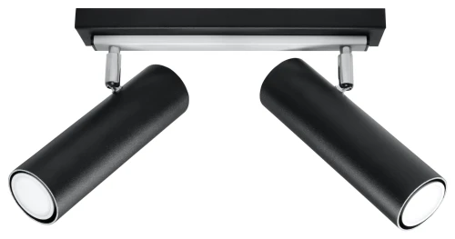 Lampa sufitowa DIREZIONE 2 czarny GU10 2x40W IP20 SL.0500 SOLLUX