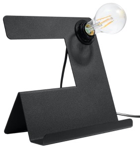 Lampa biurkowa INCLINE czarna E27 1x60W IP20 SL.0669 SOLLUX